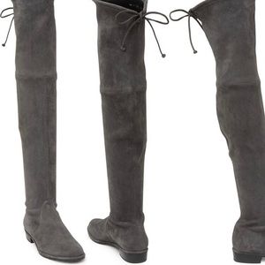 Stuart weitzman lowland over the knee boots slate 8.5